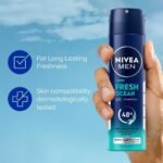 NIVEA Men Fresh Ocean Deodorant Spray - 150ml - Image 3