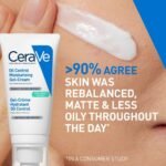 CeraVe Oil Control Gel Cream lightweight Moisturizer for Oily & Combination Skin with Ceramides, Hyaluronic Acid & Niacinamide - 52 ml - Image 2