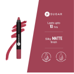 SUGAR Cosmetics Matte As Hell Crayon Lipstick