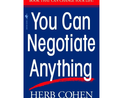 You Can Negotiate Anything