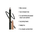 Lakme Eyebrow Pencil  - Black - 2 g - Image 2