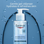 Eucerin Hydrating Cleansing Gel | Daily Facial Cleanser - 200 ml - Image 2