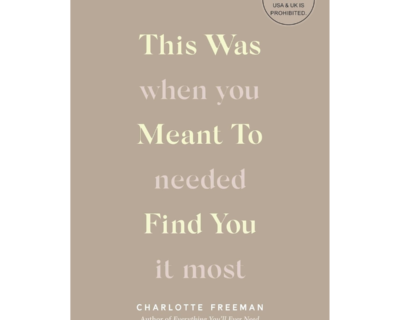 This Was Meant to Find You