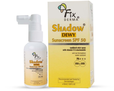 FIXDERMA Shadow Dewy Sunscreen Spf 50 Spray