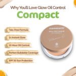 Mamaearth Glow Full Coverage Compact For All, Spf 30 For Up To 3X Instant Glow - 9g - Image 4