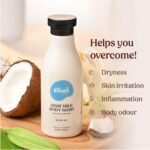 Vilvah Store Goat Milk Body Wash For Deep Cleansing & Skin Nourishment - 250ml - Image 5