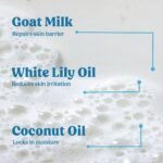 Vilvah Store Goat Milk Body Wash For Deep Cleansing & Skin Nourishment - 250ml - Image 4