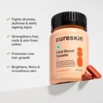 Cureskin Vital Hair Boost Tablets for Hair Fall Control, Hair Growth & Skin Health - 30 count - Image 3