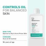 DERMATOUCH Salicylic Acid 2% Face Wash  For Acne & Oil Control - 100ml - Image 4