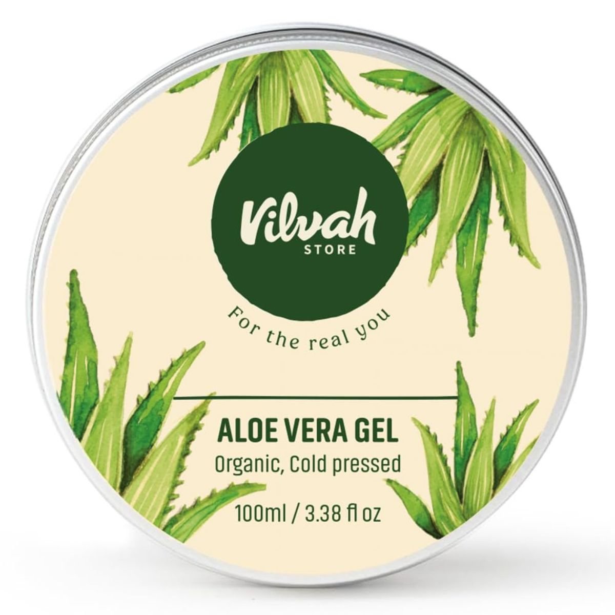 @Miniexpress.lk - 2026-07-10T233239.269 Vilvah Aloe Vera Gel for Face, Skin & Hair - 100ml - Image 1