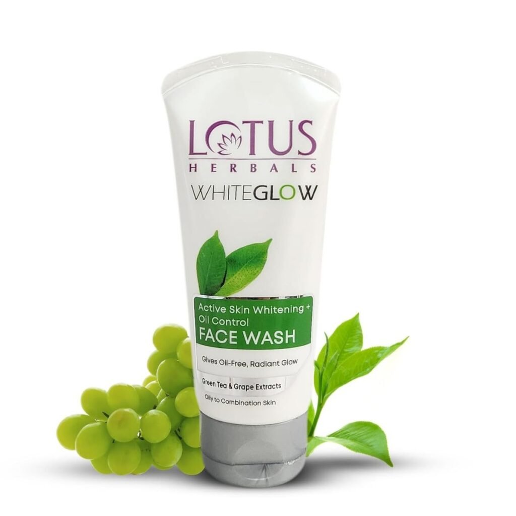 Lotus Herbals WhiteGlow Active Skin Whitening and Oil Control Facewash | 100g
