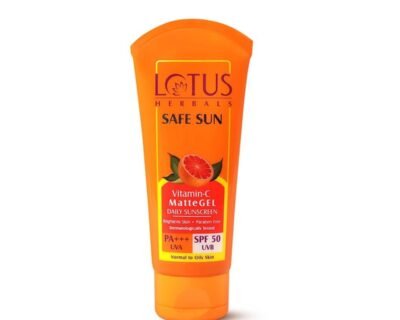 Lotus Herbals Safe Sun Vitamin C Matte Gel Daily Sunscreen SPF 50 PA+++