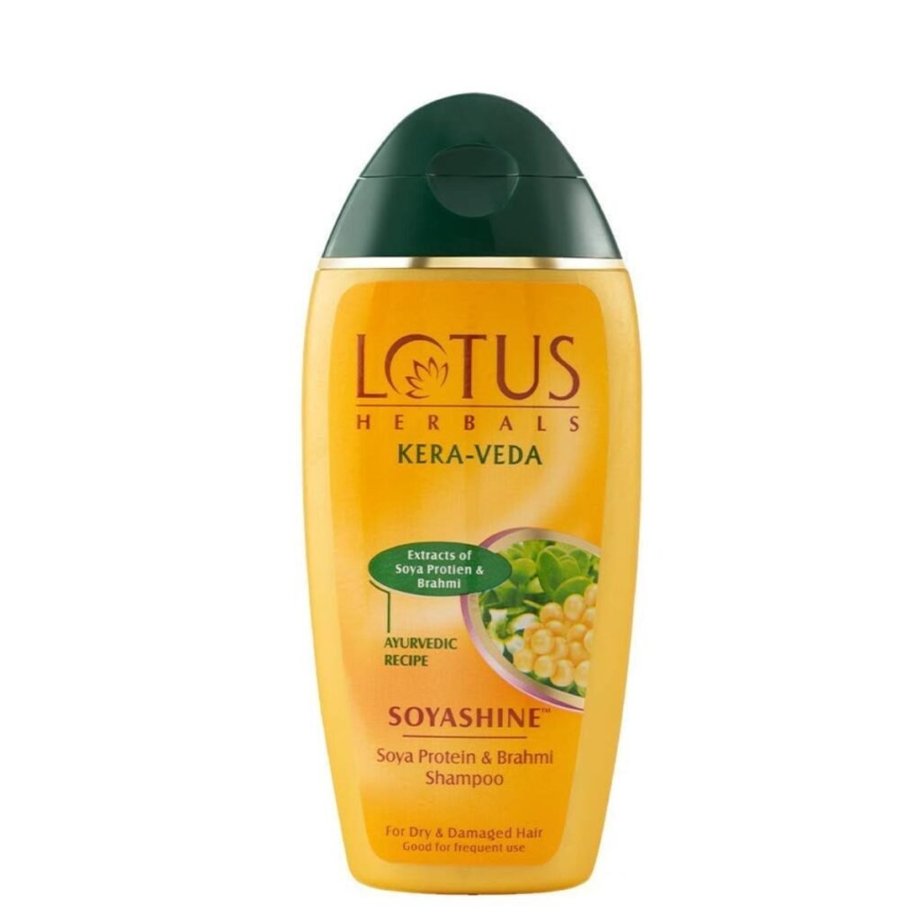 Lotus Herbals Kera-Veda Soyashine Soya Protein & Brahmi Shampoo