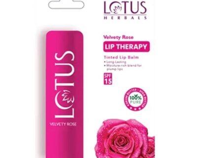 Lotus Herbals Lip Therapy Tinted Lip Balm Velvety Rose