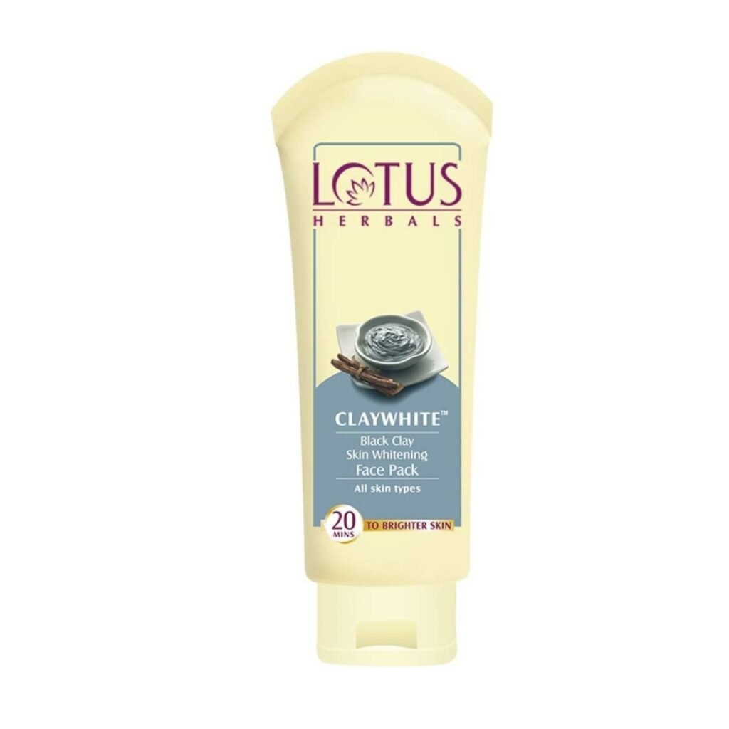 Lotus Herbals Claywhite Black Clay Face Pack