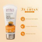 Lotus Herbals Radiance Boost Ubtan Face Scrub All Skin Types -100gm - Image 3