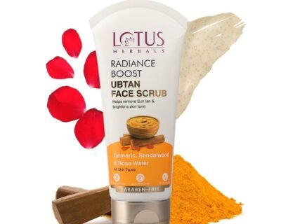 Lotus Herbals Radiance Boost Ubtan Face Scrub