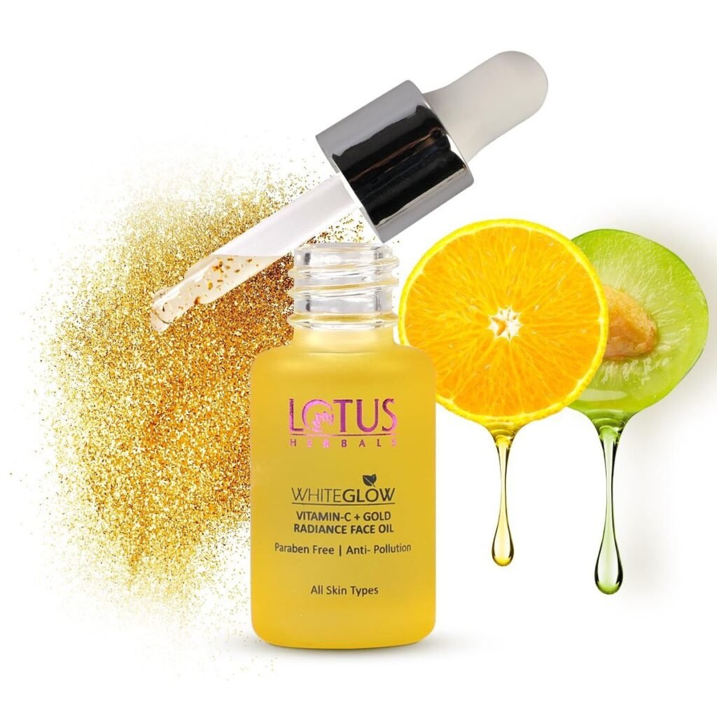 Lotus Herbals WhiteGlow Vitamin C and Gold Radiance Face Oil