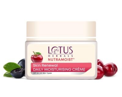 Lotus Herbals Nutramoist Skin Renewal Daily Moisturising Face Cream SPF 25