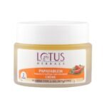 Lotus Herbals Papayablem Papaya & Saffron Anti-Blemish Cream For Dark Spots, Pigmentation & Uneven Skin Tone - 250g
