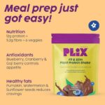 The Plant Fix Plix Fit & Slim Plant Protein Powder For Healthy Weight Management  (Chocolate Flavour) -350g - Image 3