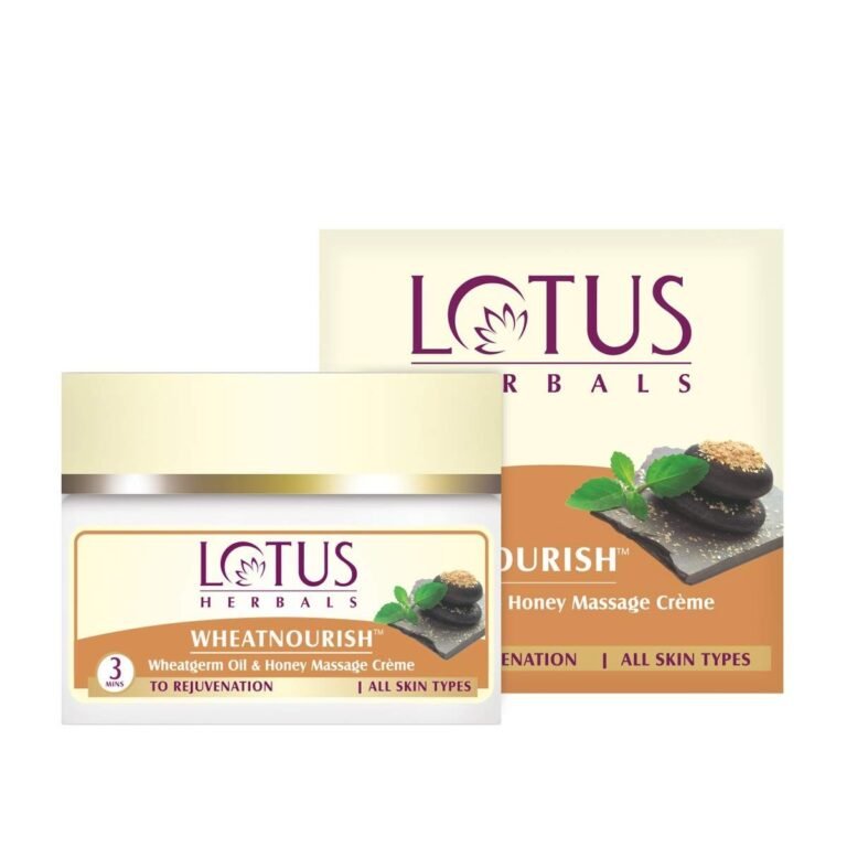 Lotus Herbals Wheatnourish Wheatgerm Oil and Honey Facial Massage Cream