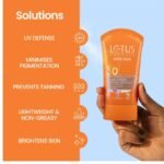 Lotus Herbals Safe Sun Skin Lightening Anti-Tan Sunscreen SPF 30 And PA+++ For All Skin Types - 50g - Image 6