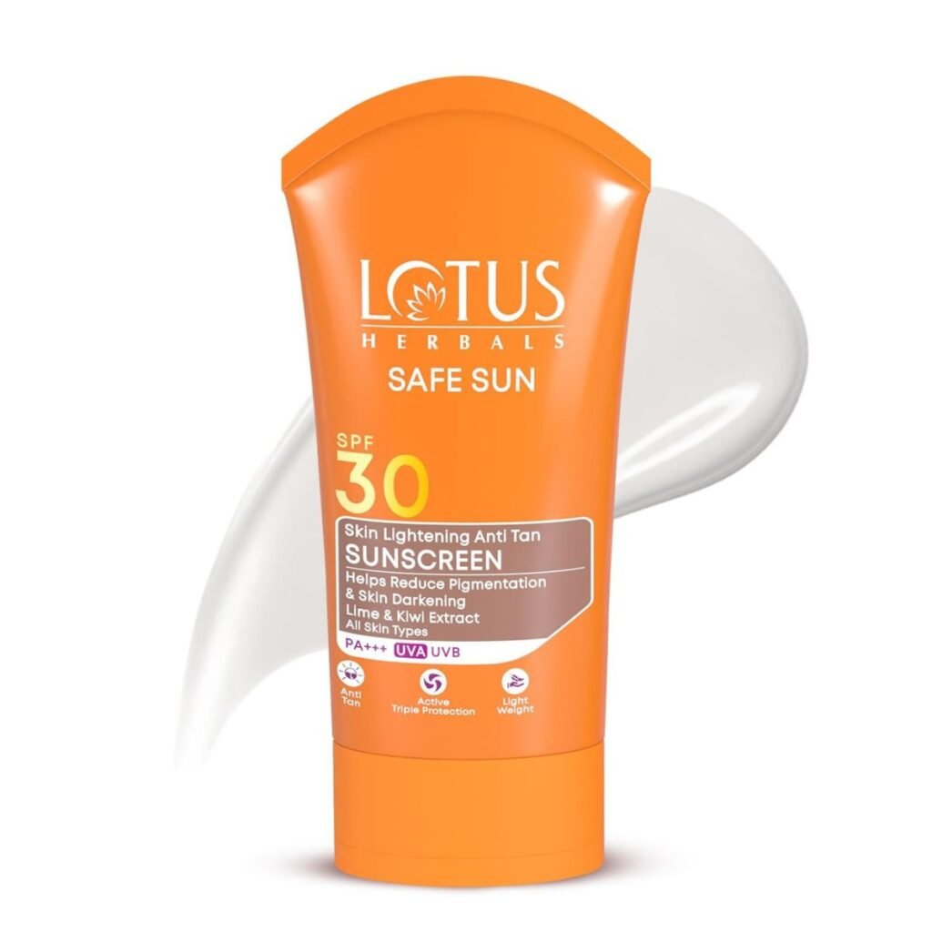 Lotus Herbals Safe Sun Skin Lightening Anti-Tan Sunscreen SPF 30 And PA+++