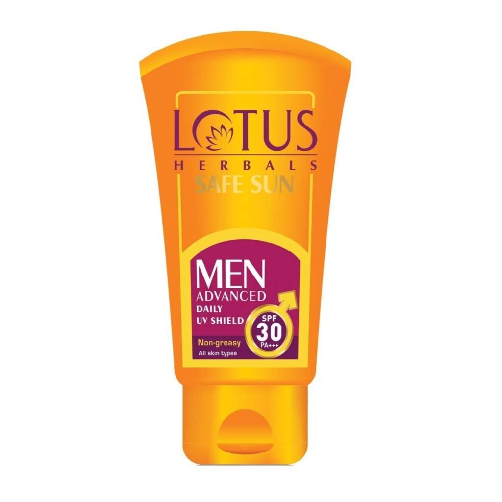Lotus Safe Sun Men Daily UV Shield Sunscreen SPF 30 PA+++