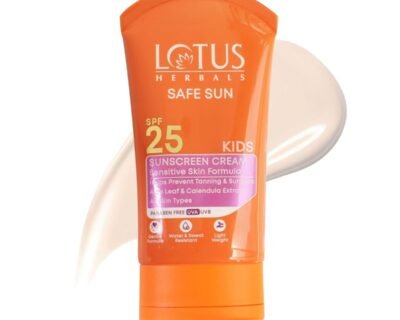 Lotus Herbals Safe Sun Kids Sunscreen Cream SPF 25