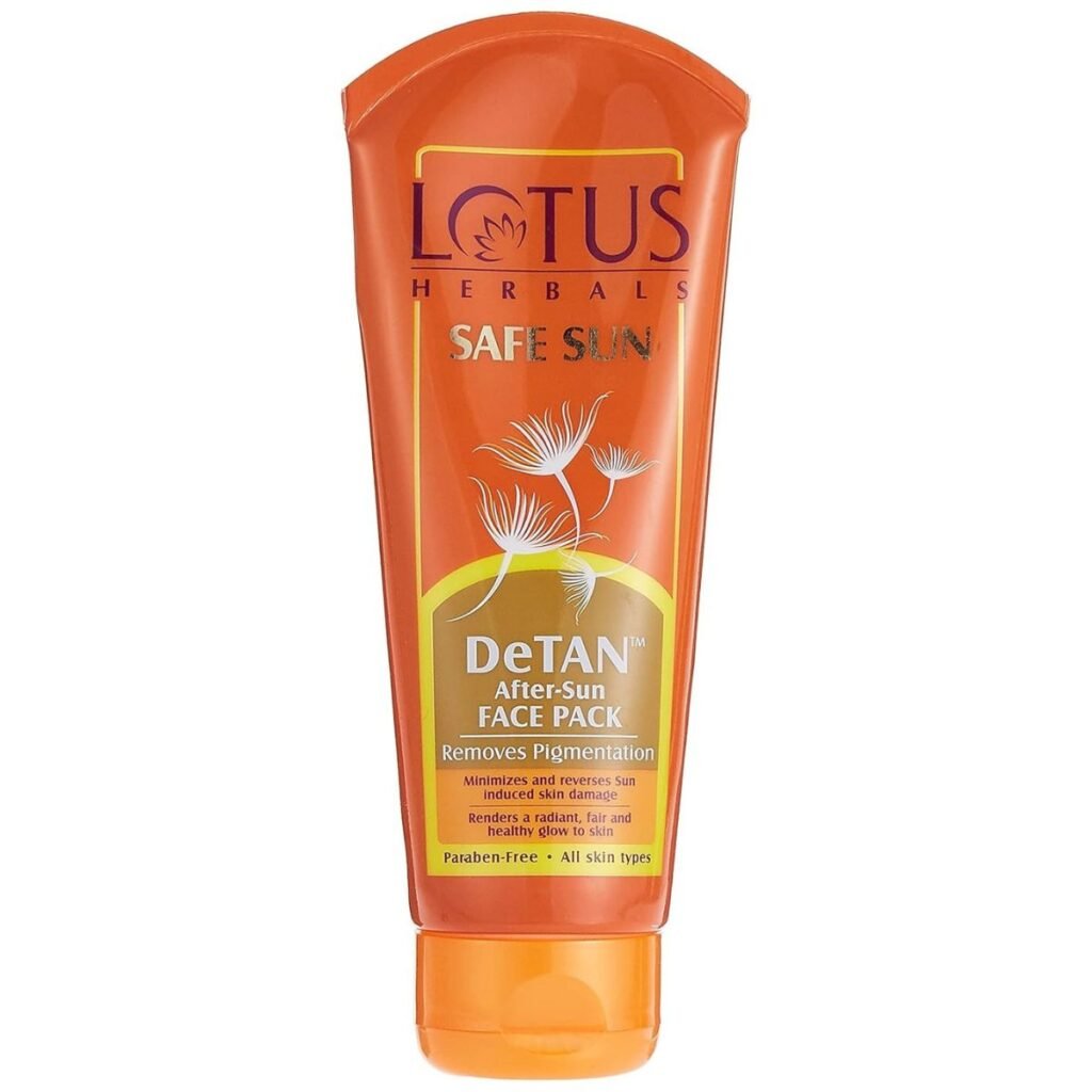 Lotus Herbals Safe Sun DeTan After-Sun Face Pack