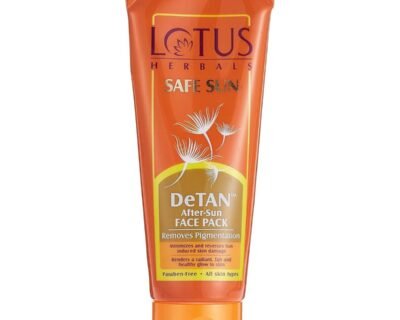 Lotus Herbals Safe Sun DeTan After-Sun Face Pack