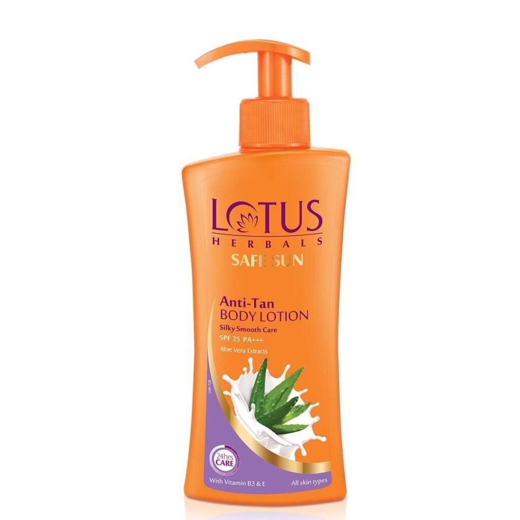 Lotus Herbals Safe Sun Anti - Tan Body Lotion SPF 25 PA+++