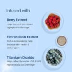 Lotus Herbals Safe Sun Sunscreen Cream SPF 20 PA+++ Berry & fennel Seed Extracts - 50g - Image 4