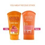 Lotus Herbals Safe Sun Sunscreen Cream SPF 20 PA+++ Berry & fennel Seed Extracts - 50g - Image 3