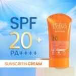Lotus Herbals Safe Sun Sunscreen Cream SPF 20 PA+++ Berry & fennel Seed Extracts - 50g - Image 2