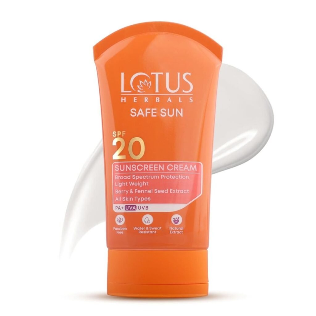 Lotus Herbals Safe Sun Sunscreen Cream SPF 20 PA+++