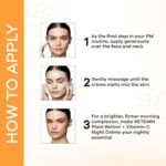 Lotus Professional Retemin Plant Retinol & Vitamin C Brightening Night Face Cream All Skin Types - 50g - Image 5