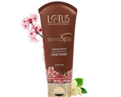 Lotus Professional Dermospa Japanese Sakura Whitening Face Wash For All Skin Types - 80g