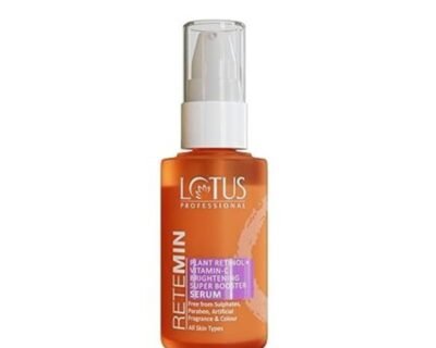 Lotus Professional Retemin Plant Retinol + Vitamin C Brightening Super Booster Face Serum For All Skin Types - 30ml