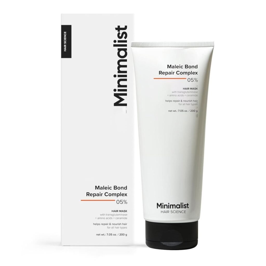 Minimalist Maleic Bond Repair Complex 05% Hair Mask For women & Men - 100 gm