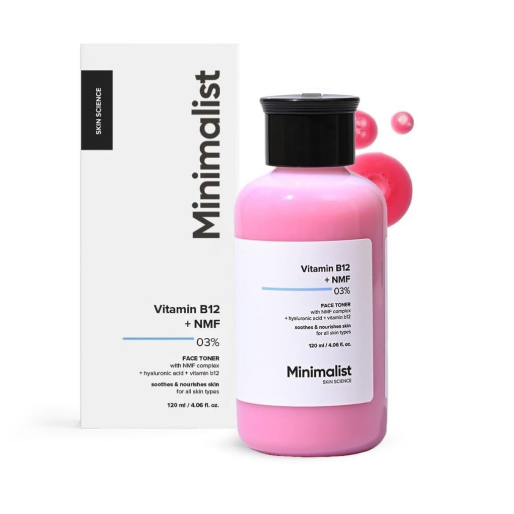 Minimalist Vitamin B12 + NMF 03% Face Toner for All Skin Types - 120 ml