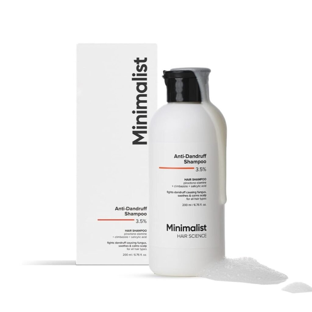 Minimalist Anti-Dandruff Shampoo 3.5% for All Hair Types - 200 ml