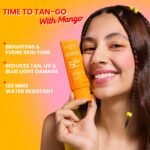 Dot & Key Mango Detan Gel Sunscreen SPF 50+ PA+++ With Alpha-Arbutin & Niacinamide All Skin Types - 50g - Image 4