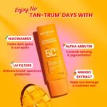 Dot & Key Mango Detan Gel Sunscreen SPF 50+ PA+++ With Alpha-Arbutin & Niacinamide All Skin Types - 50g - Image 3