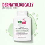 Sebamed Liquid Face and Body Wash For Sensitive and problematic skin  - 200ml - Image 2