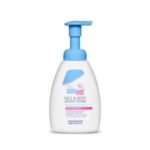 Sebamed Baby Face & Body Wash Foam For Delicate, Dry Skin With pantheon - 400 ml