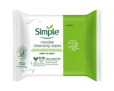 Simple Kind To Skin Micellar Cleansing Wipes
