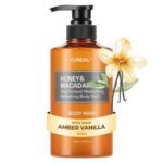 Kundal Nature Honey & Macadamia Natural Moisturizing Body Wash [Amber Vanilla] - 500 ml