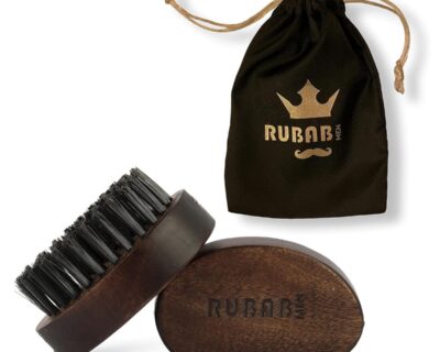 RUBAB MEN Travel Friendly Nylon Bristle Beard Brush